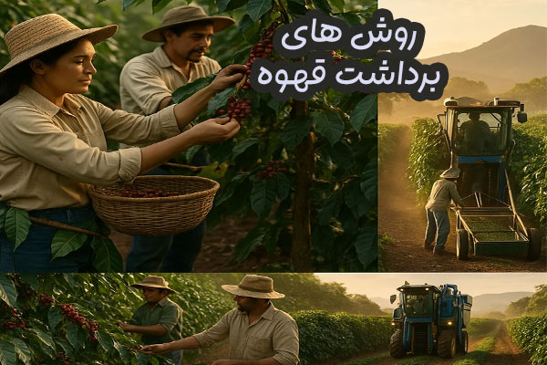 روش های برداشت قهوه